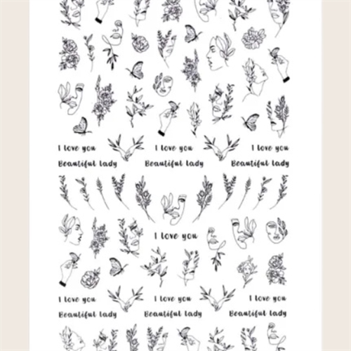 Romantic Nail Stickers